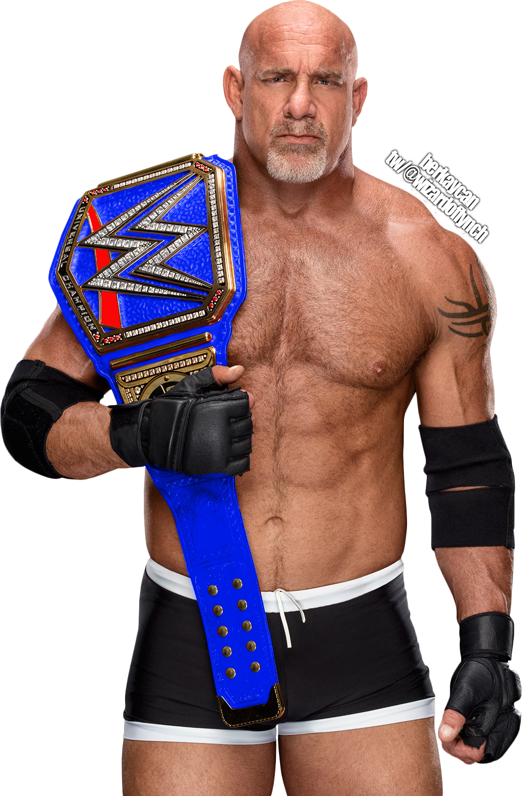 Goldberg New Wwe Smackdown Universal Champion Png By Berkaycan On Deviantart