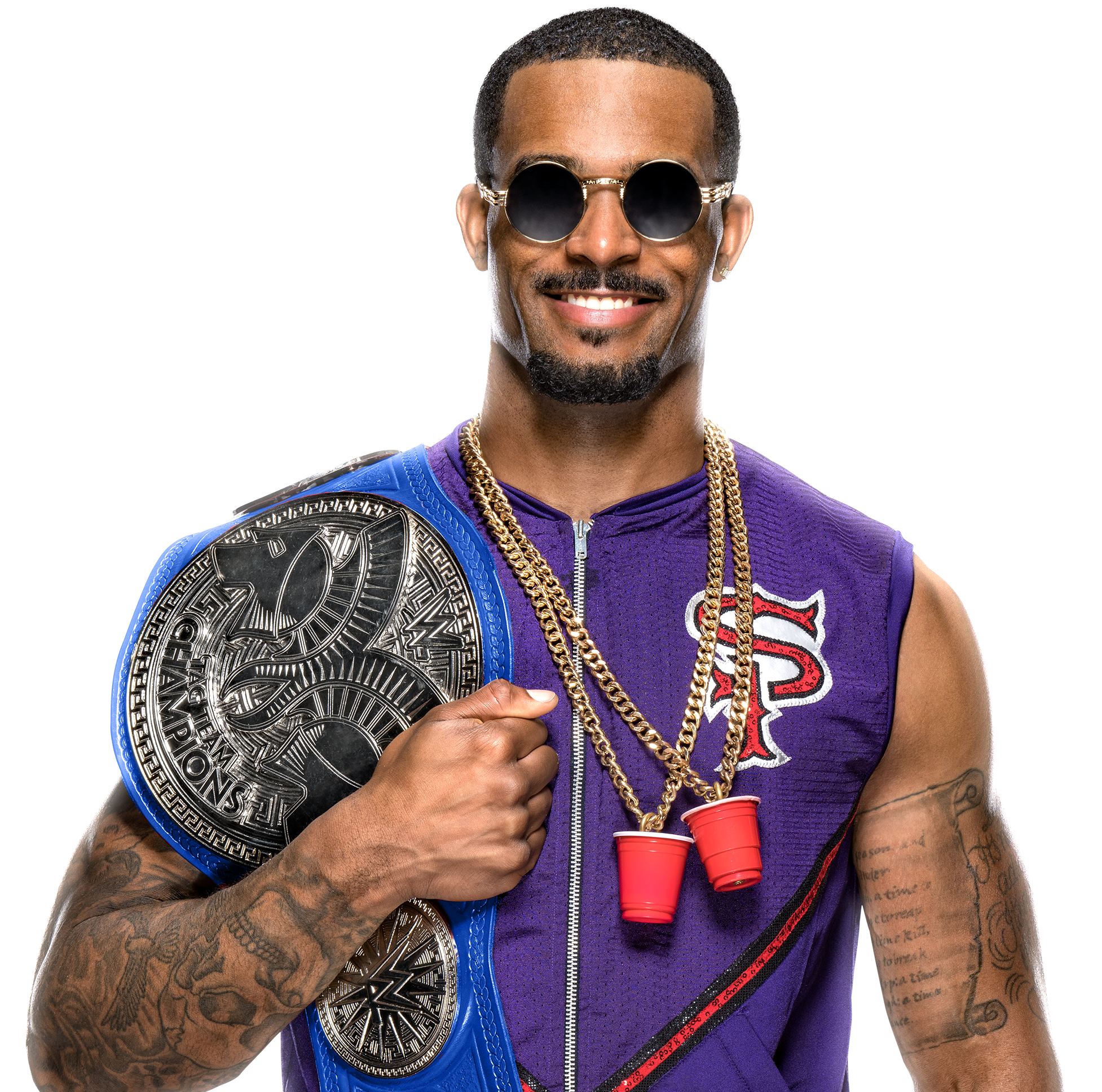 Montez Ford SmackDown Tag Team Champion Render by berkaycan on DeviantArt