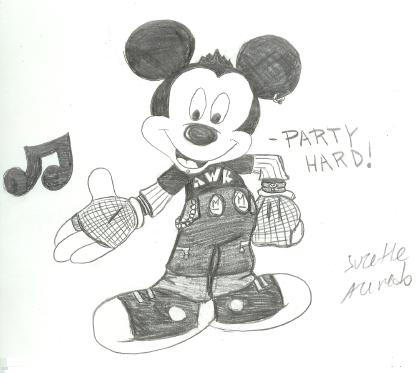 Punk Rock Mickey by LiSuMellon on DeviantArt
