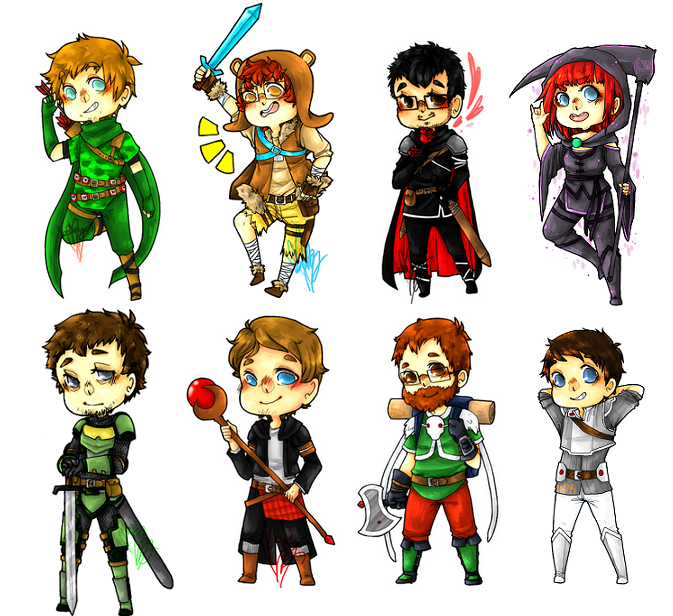 Achievement Hunter Keychains