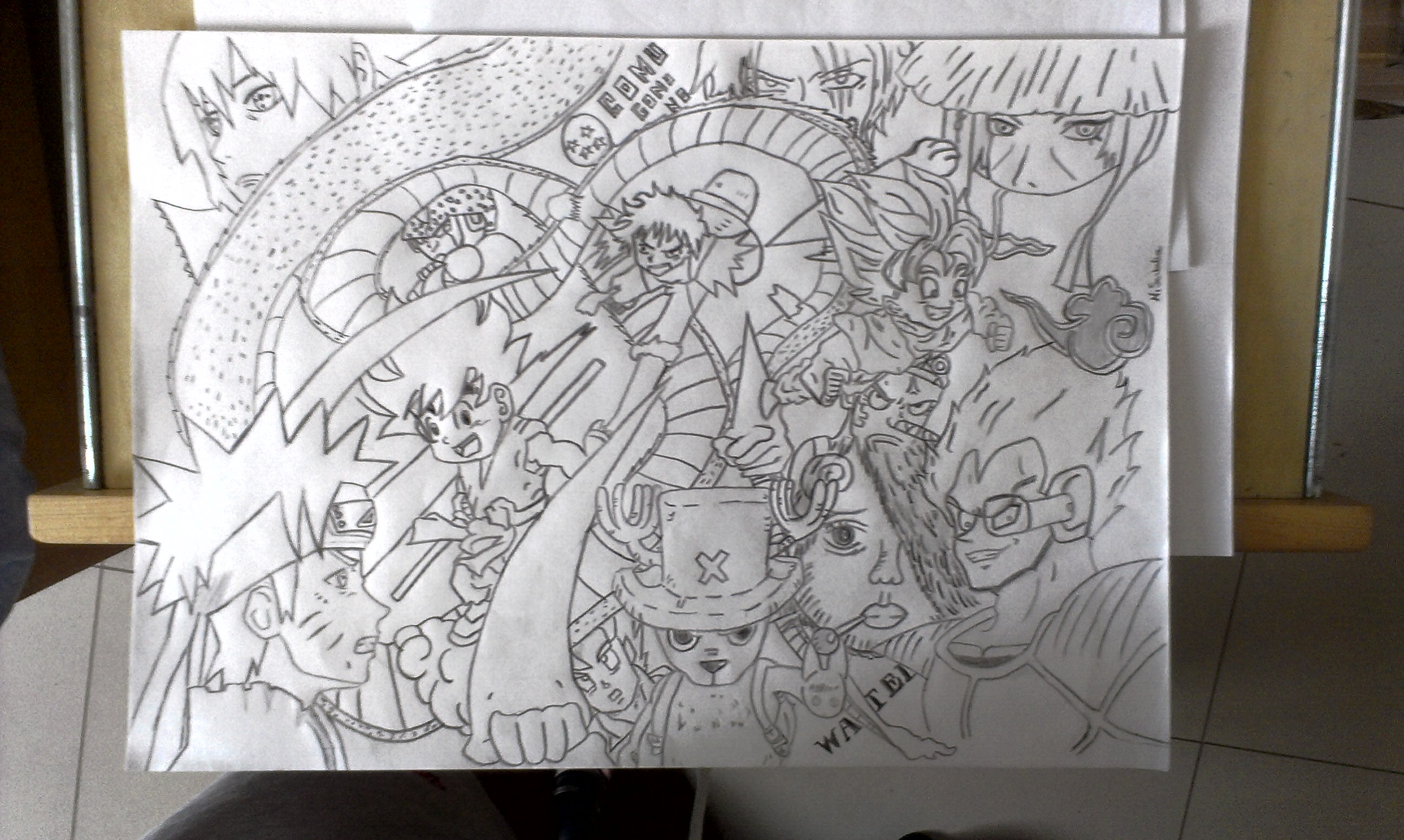 Fan Art Dragon Ball One Piece Naruto By Nazarenothebest On Deviantart Fan Art Dragon Ball One Piece Naruto By Nazarenothebest On Deviantart