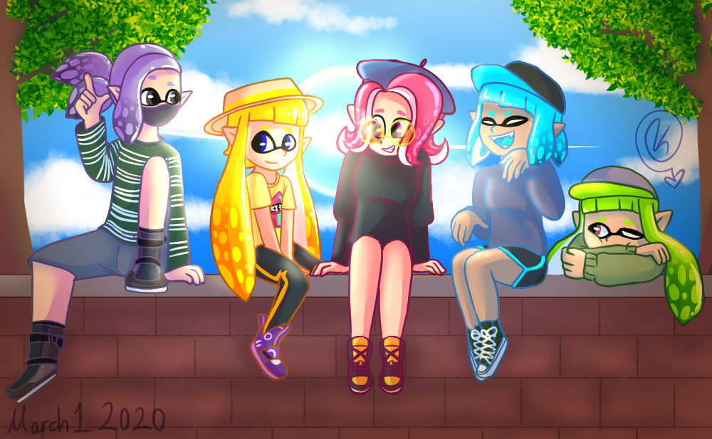 Splatoon friends by KikiDrawsAndRPs on DeviantArt