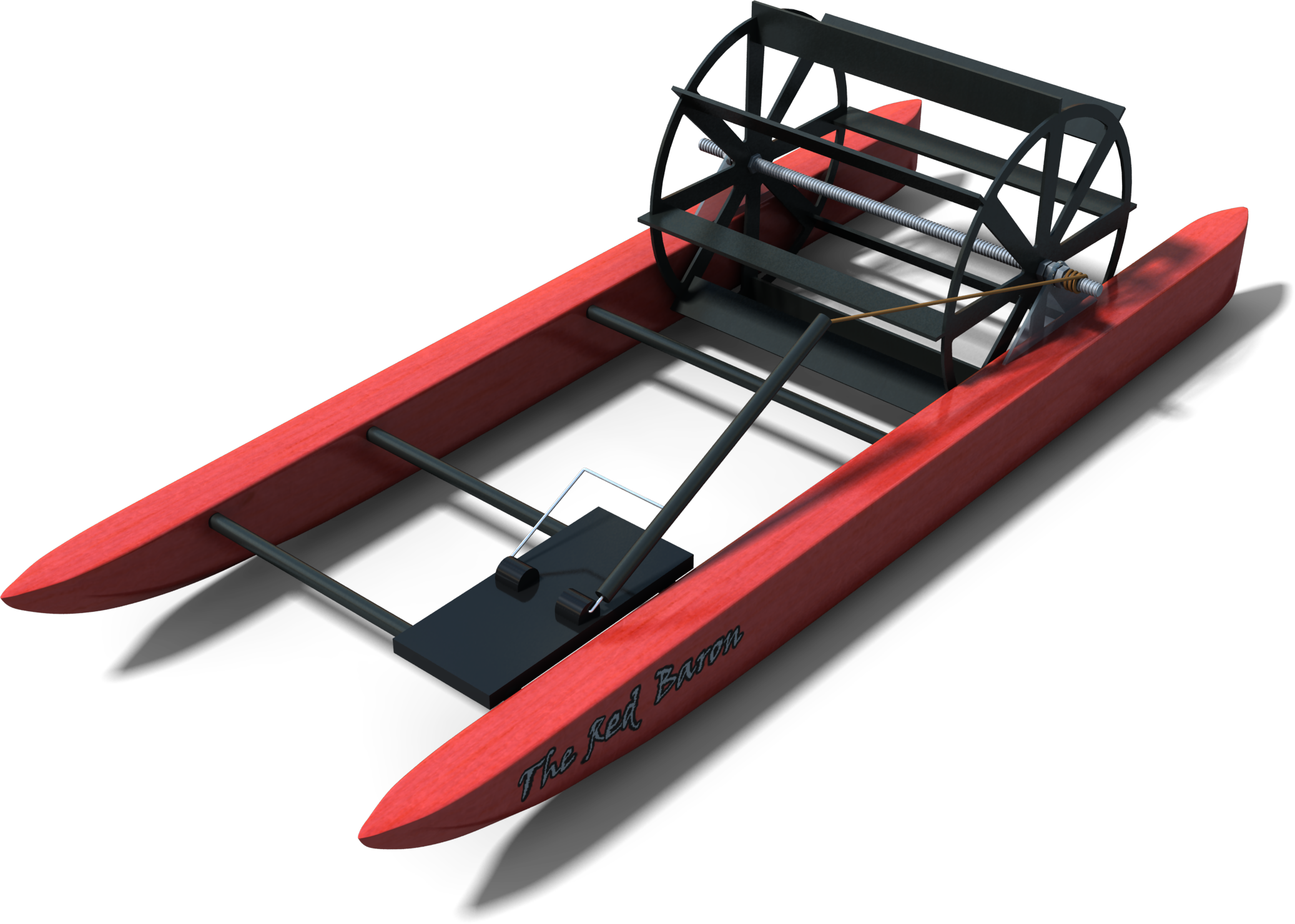 Rat trap boat render