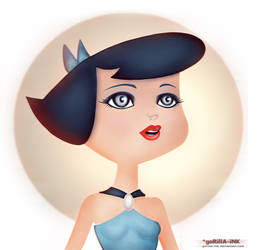 Betty Rubble - Pin-up