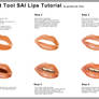 Paint Tool SAI - Lips Tutorial