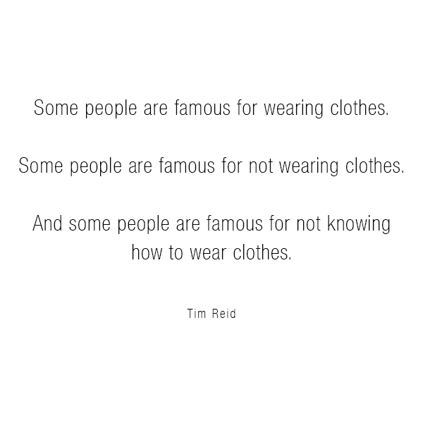 The Importance of Clothes