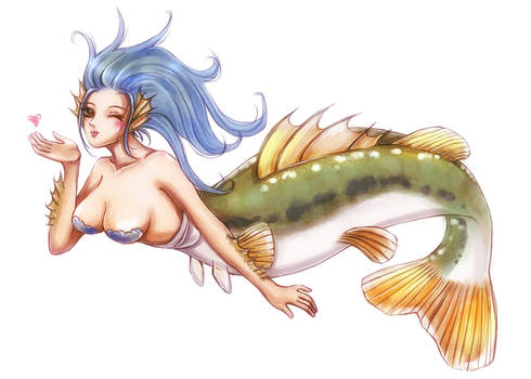 Bass Mermaid