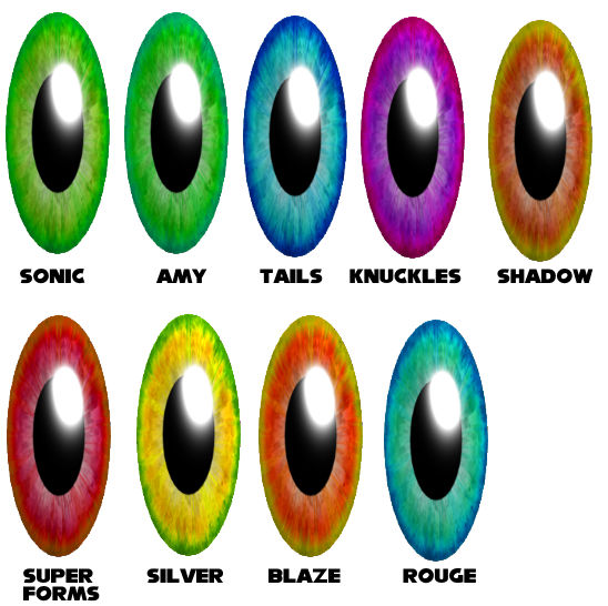 Another group of Sonic Eye Textures by JaysonJeanChannel on DeviantArt