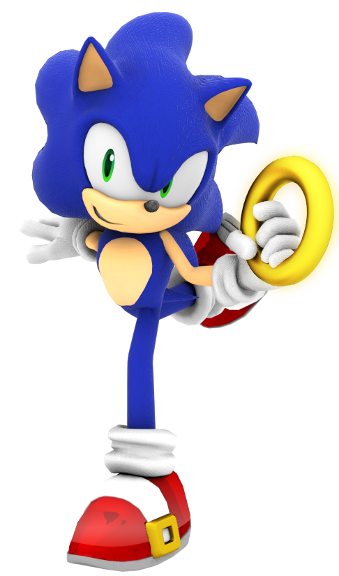 Sonic Running with an Ring by JaysonJeanChannel on DeviantArt