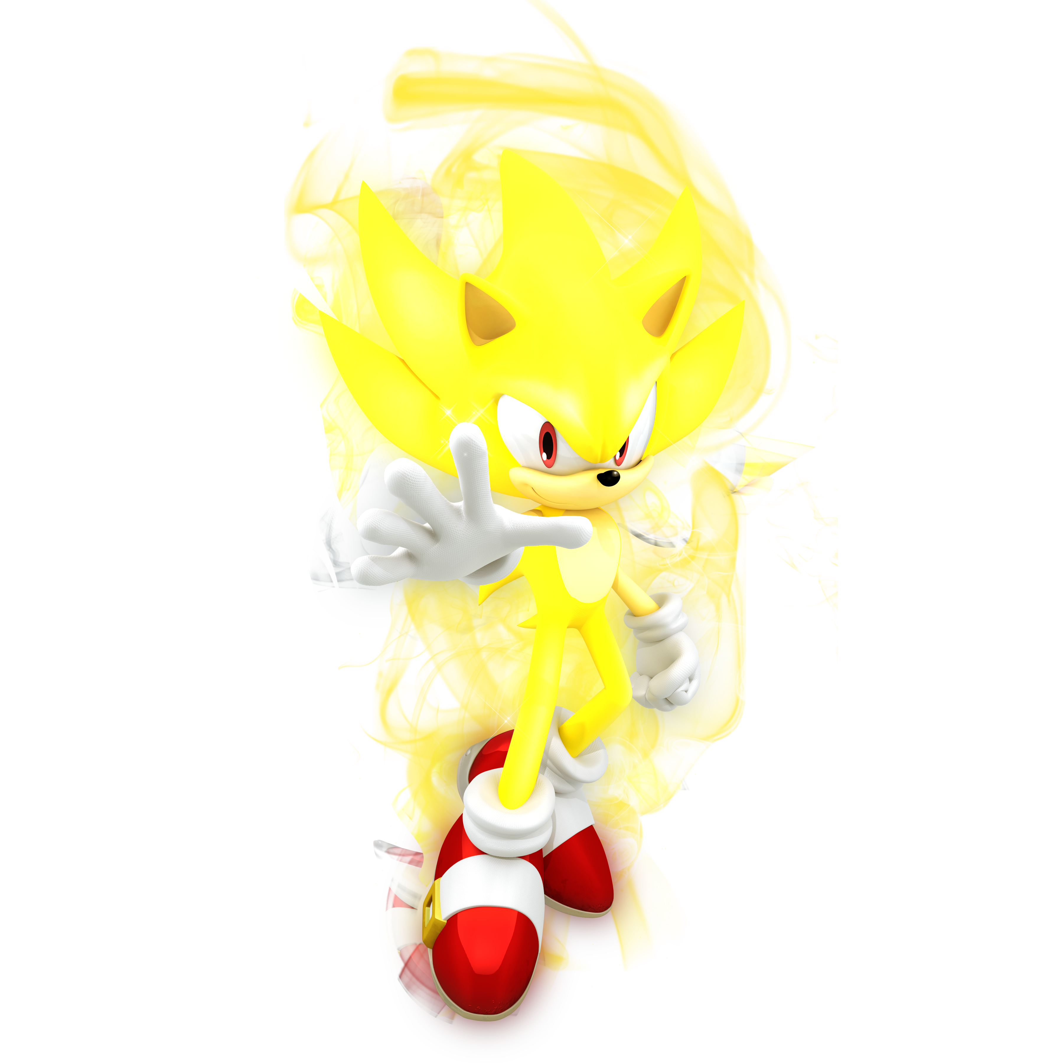 Super Sonic Render! by Pixeljoch on DeviantArt