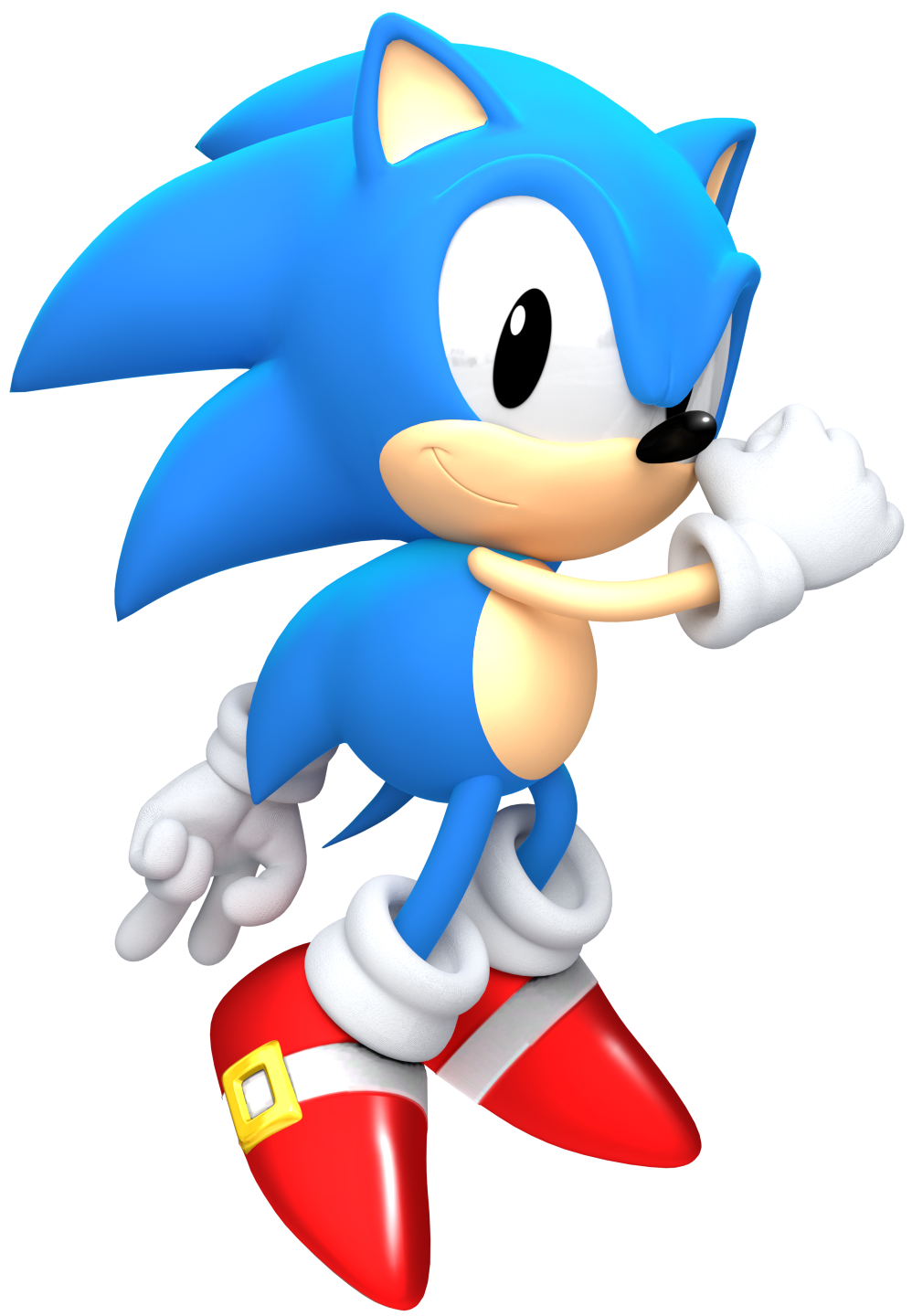 Classic Sonic 4k render by UsagiDood on DeviantArt