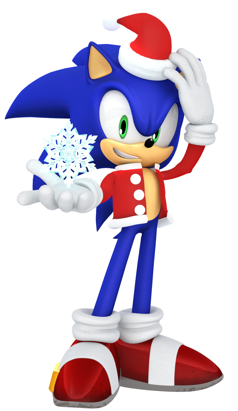 2016 Christmas Sonic Render by JaysonJeanChannel on DeviantArt