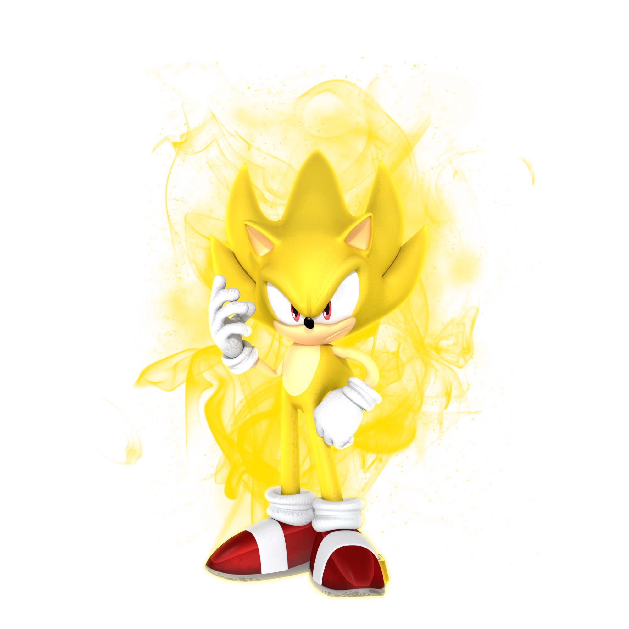 Hyper Sonic Render by Legitimategamerz on DeviantArt