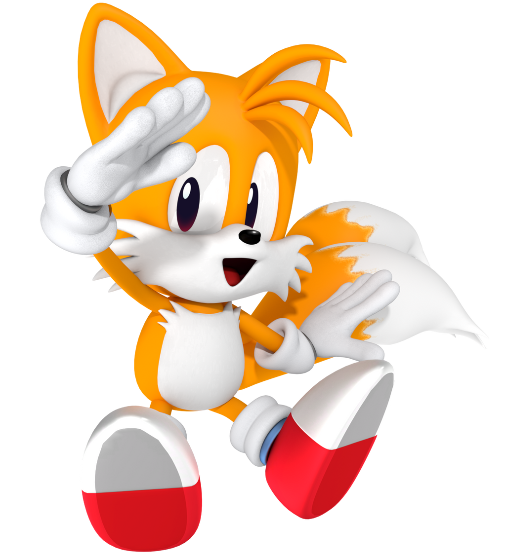 Classic Tails from the Sonic Mania Poster by JaysonJeanChannel on