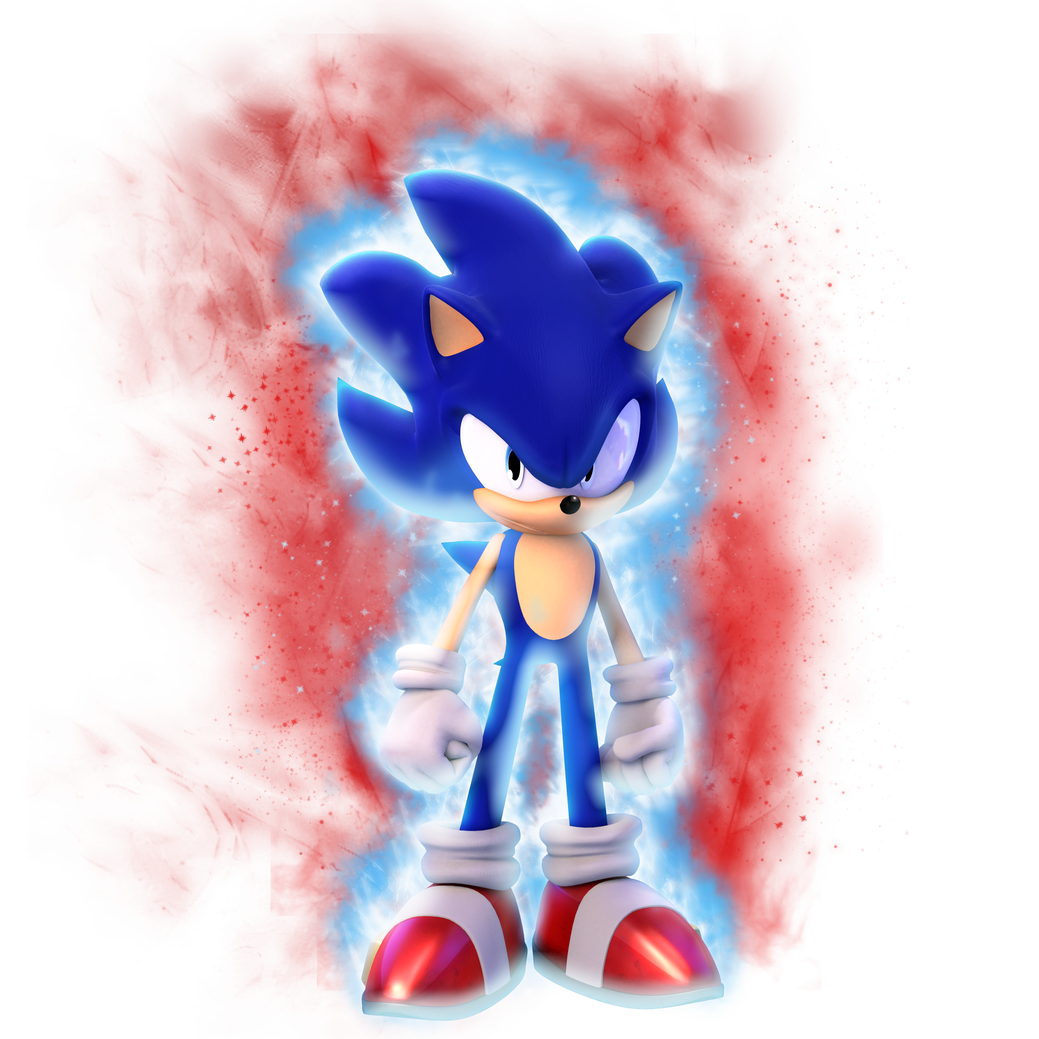 Hyper Sonic Rendering (Remake) by BrutalSurge402X on DeviantArt