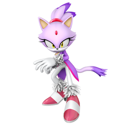 Blaze the Cat 2021 Render