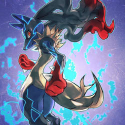 5-M-hnh-Pokemon-Mega-Lucario-Pokemon-Figure-Ta