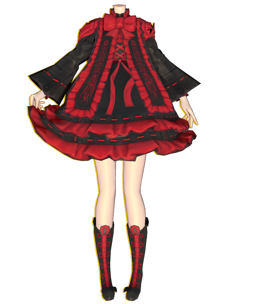 mmd dress bns