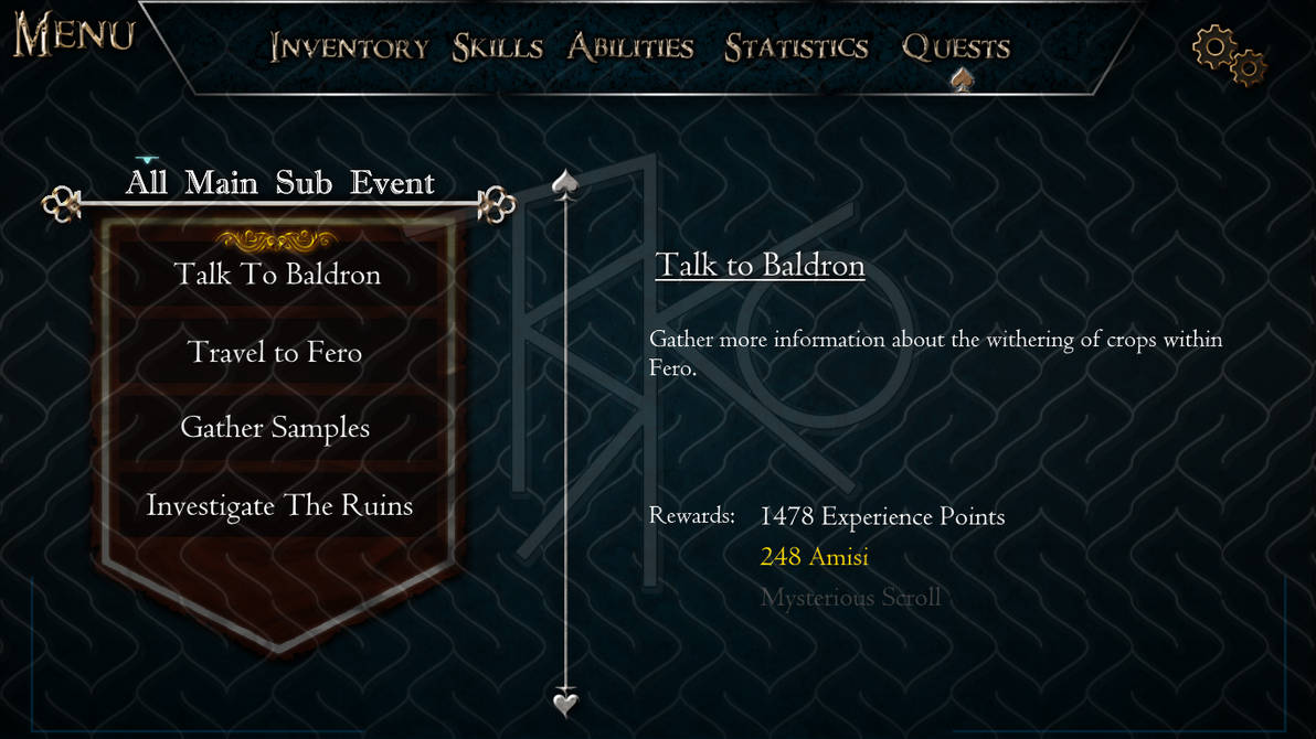 Quest Printable Test Menu.pdf Quest Menu Section by ItsTsko on DeviantArt