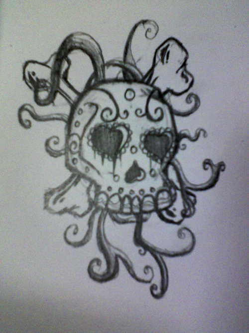 Sugar Skull Doodle