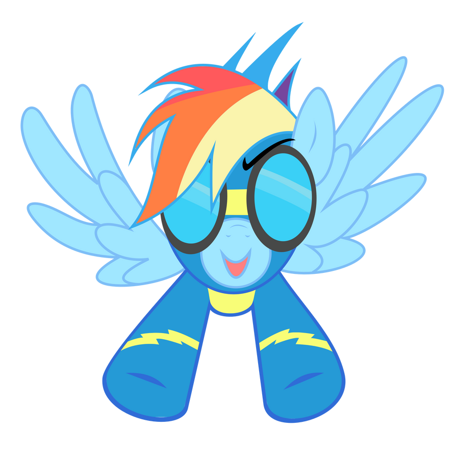 Rainbow Dash Vector by Peachspices
