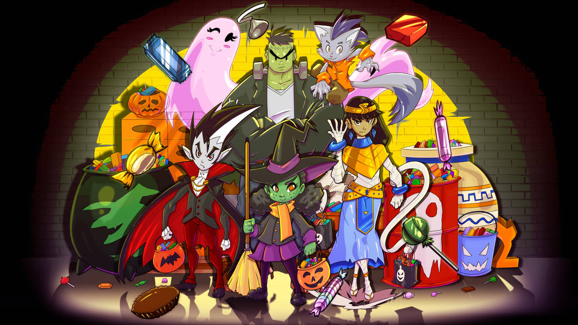 Chicken Deviantart The Li'l Trick Or Treaters by ChickenDoodleSoup on DeviantArt