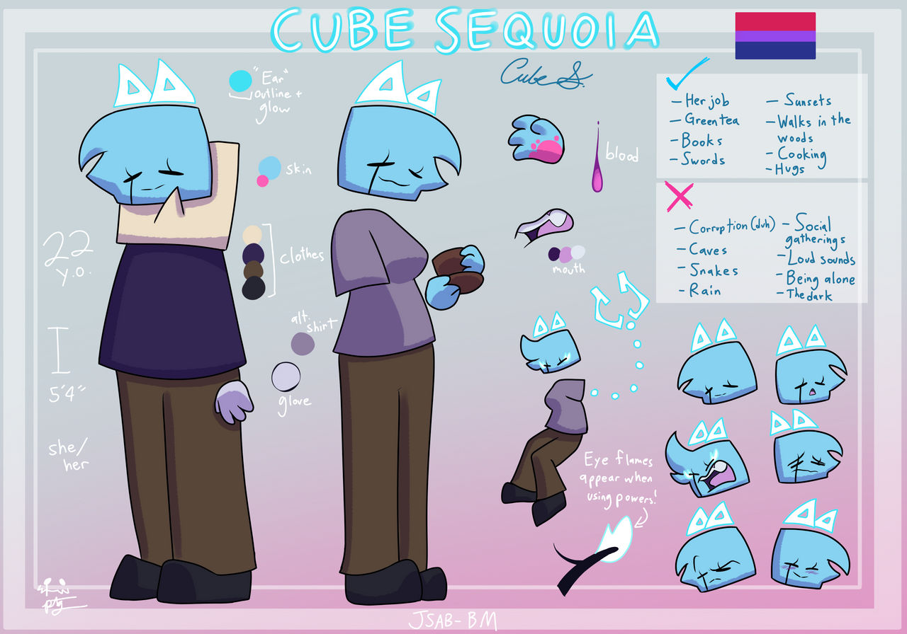 Cube Ref Sheet (JSAB:BM) by pinktrashgoblin on DeviantArt