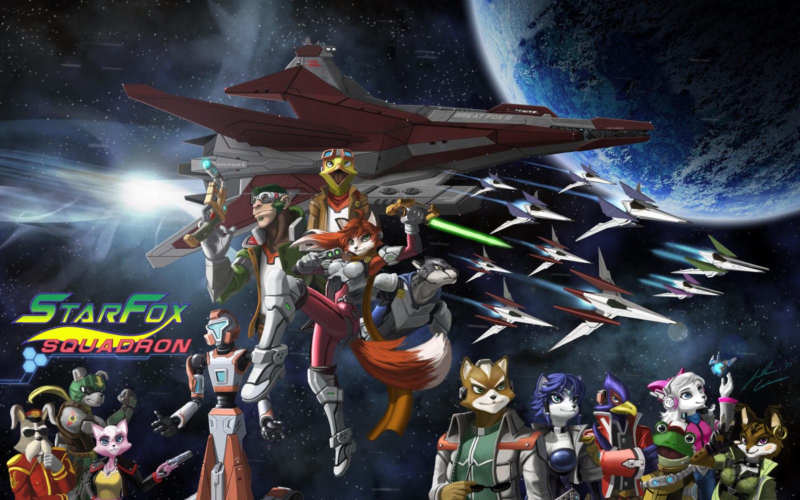 Star Fox Crew and OC's