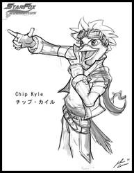 Star Fox OC: Chip Kyle by JECBrush