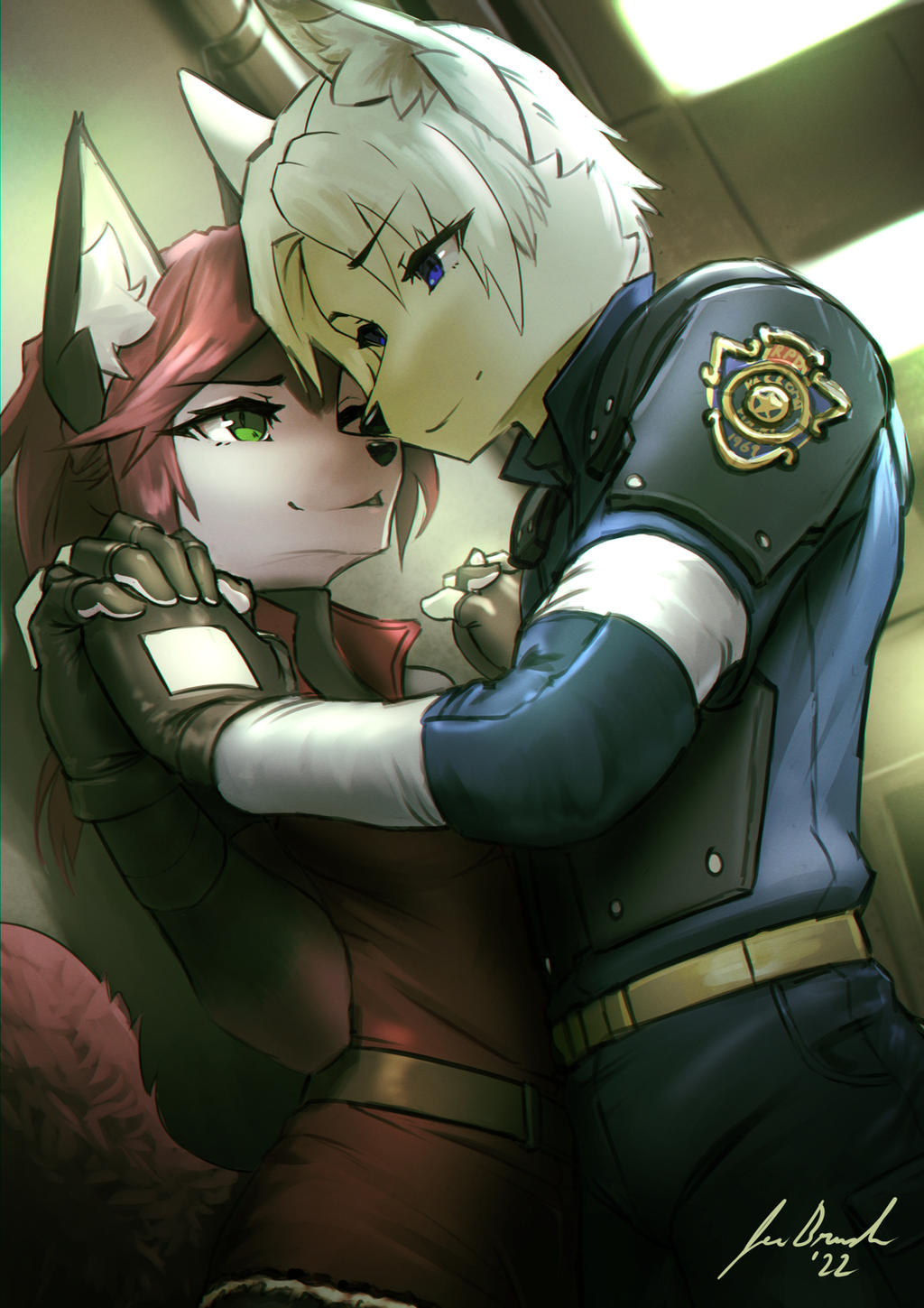 Arvik Arvik and Nora in RE2 costumes. by JECBrush on DeviantArt