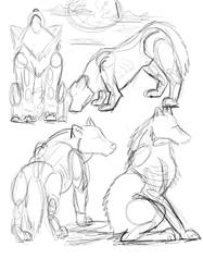 Wolf Sketches I