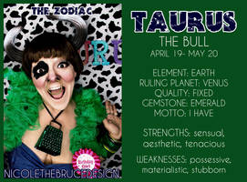 THE ZODIAC. DAY TWO. TAURUS. THE BULL.