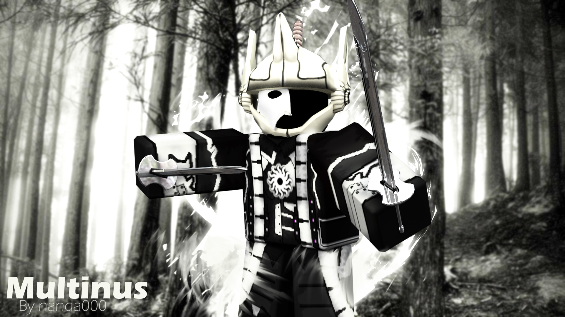 Black and white Roblox gfx by regi0n on DeviantArt