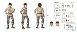 Commission - Bardik Lebeau Reference Sheet, Casual by CamilleCee