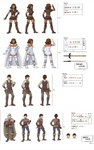 Commission - Marina and Bardik costumes by CamilleCee