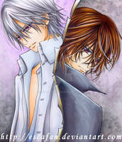 Kaname and Zero .COPIC marker.