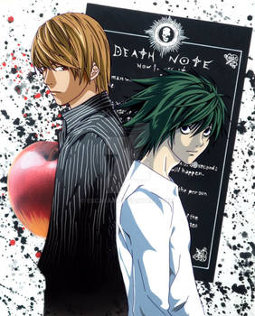 Death Note Light and L  .fancel.