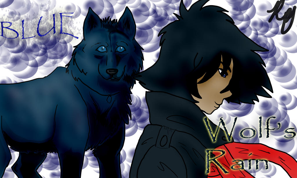 Blue Wolfs Rain by darkwolf433 on DeviantArt