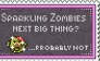 Sparkling Zombies Stamp
