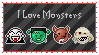 Monster Love Stamp by SparklyDest