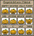 NaNoEmo 2013 PumpkinMote Expressions DONE