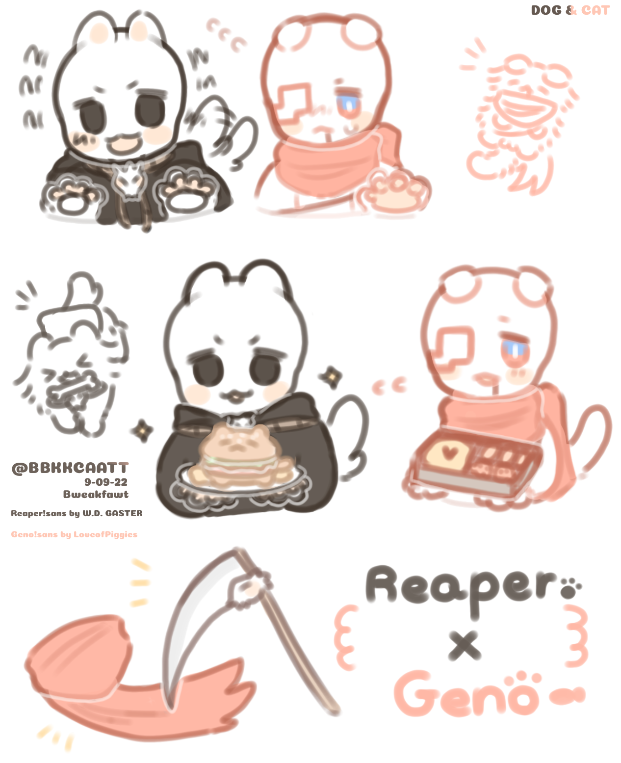 Reaper x Geno by SunlightHorrorSans on DeviantArt