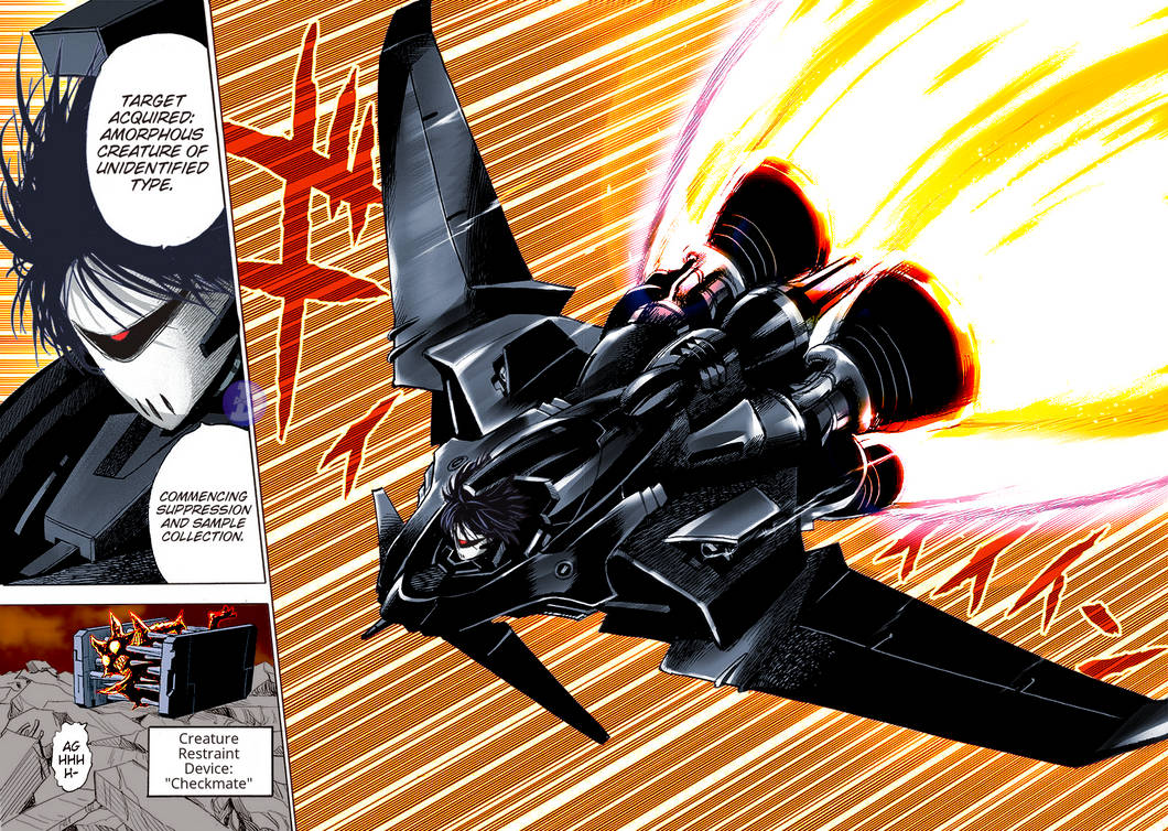 OPM chap 177: Drive Knight Jet Transformation by vantud on DeviantArt
