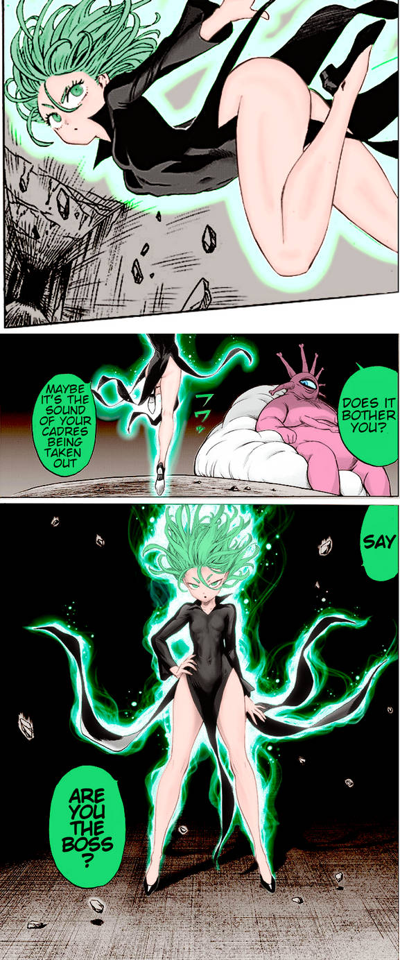 Opm Chap 113 Redrawn Tatsumaki Colored By Vantud On Deviantart