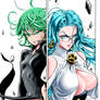 OPM chap 128 cover: Psychic Rivals