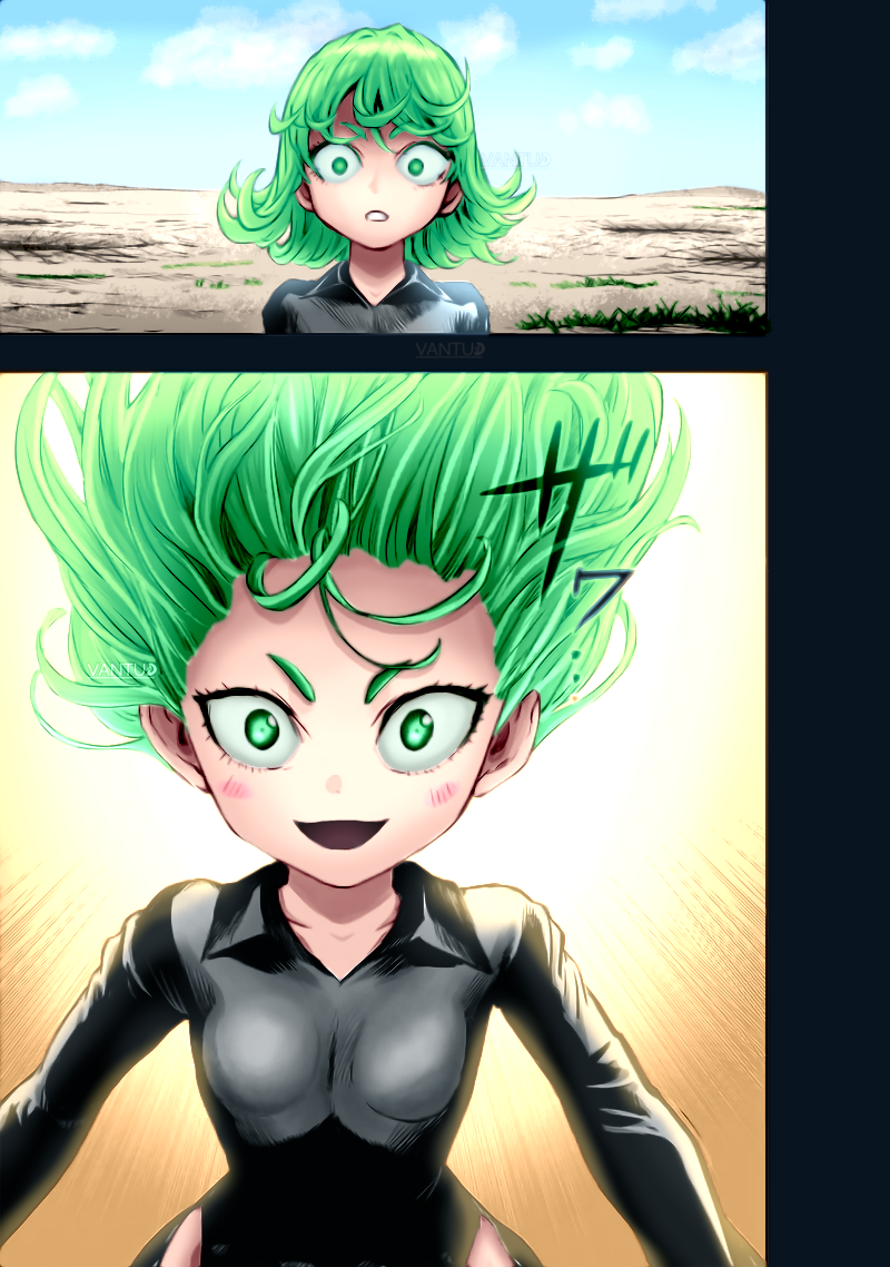 One Punch Man Manga 179 OPM chap 179 colored: Tatsumaki's Happy Face by vantud on DeviantArt