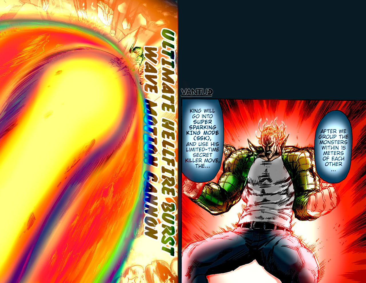 Opm Chapter 153 OPM chap 153 re-colored: King's Ultimate Hellfire by vantud on DeviantArt