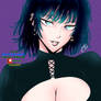 OPM colored+edited Wyatt's fanart: Goth Fubuki 1