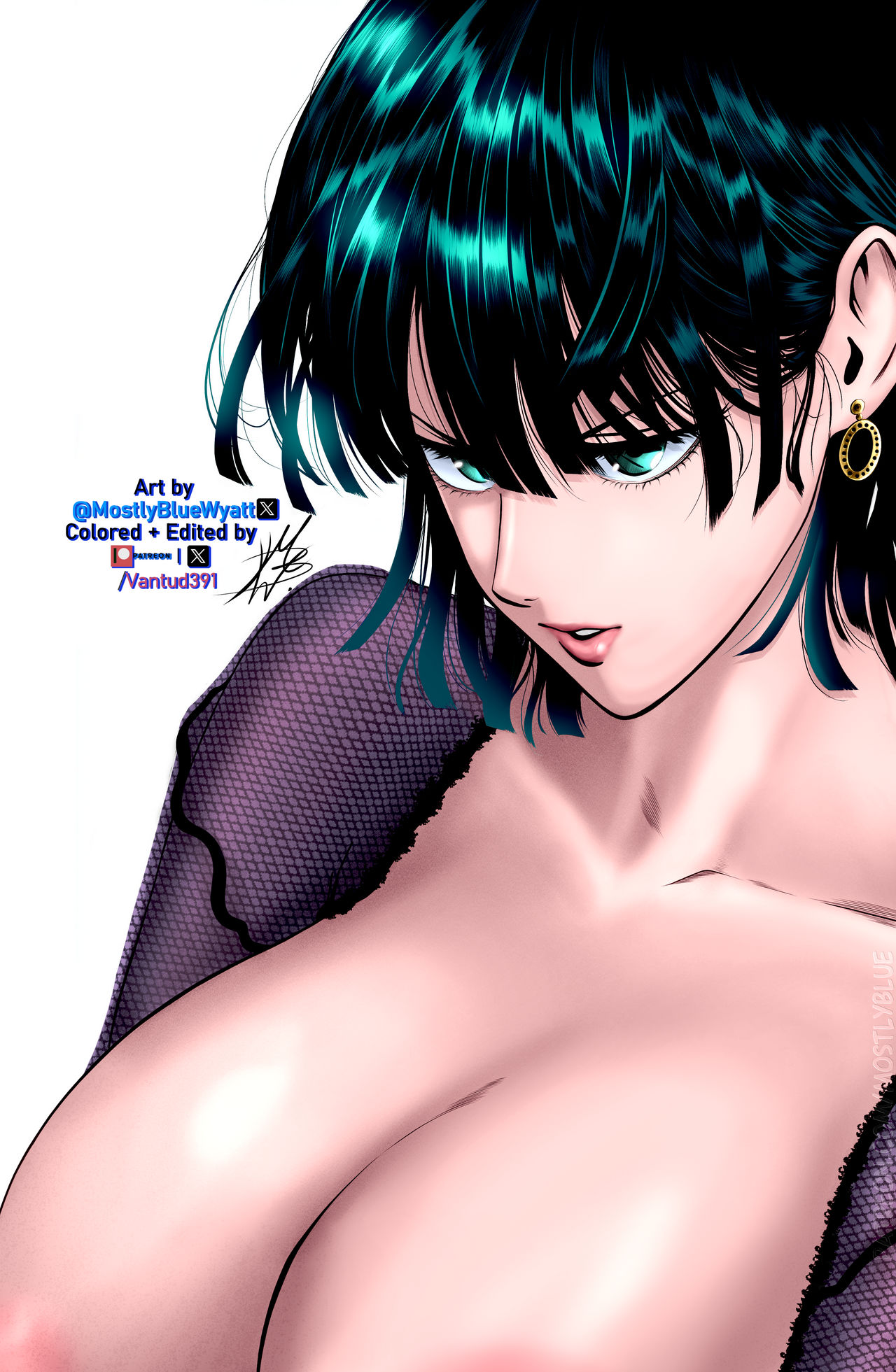 OPM Wyatt's Fubuki cover fanart edite+color by me