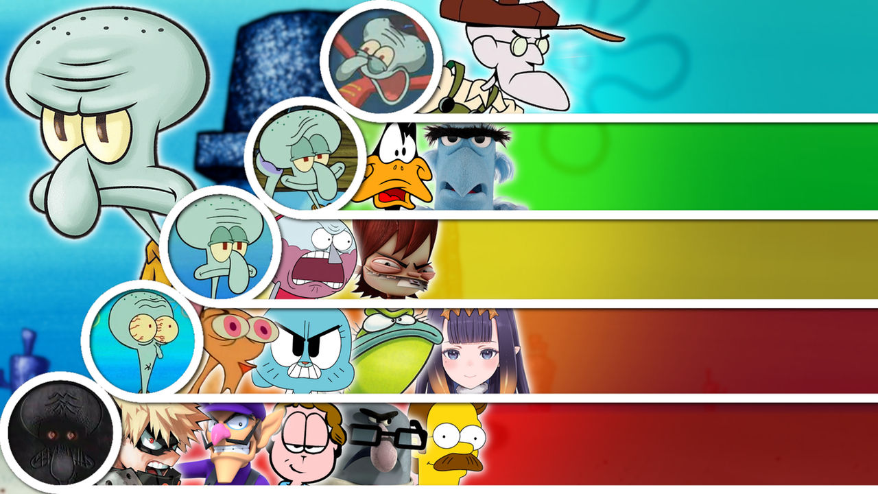 Matchup Tier List: Squidward by GreekDBW on DeviantArt